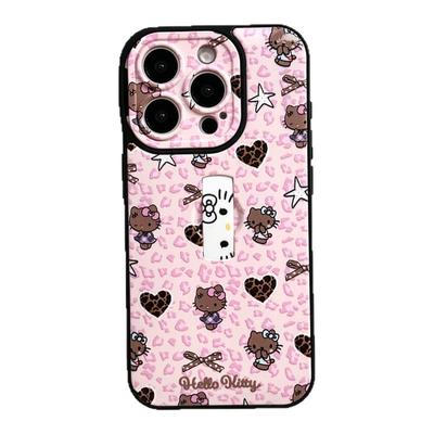 适用iPhone苹果指环KT猫手机壳