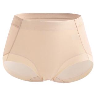 金三塔桑蚕丝氨纶内裤女弹力舒适高腰透气平角裤新品