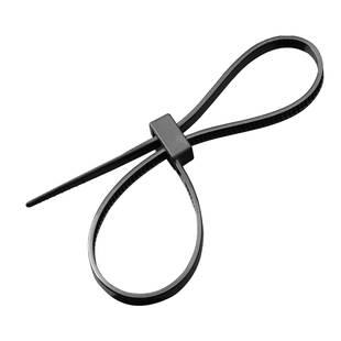 汽车线束扎带双头扎带双扣双孔自锁式尼龙塑料捆绑固定卡扣扎线带