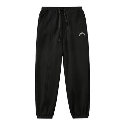 GOGOSOON加绒加厚卫裤男新款2025秋冬运动束脚青少年休闲宽松收脚