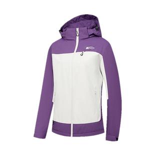 乔丹加绒风衣女生2025冬季新款商场同款抗静电鲁道夫无氟防泼水