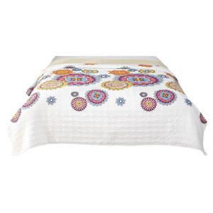 韩国外贸纯棉床盖双面全棉绗缝被夹棉可机洗床单卡通床垫炕四季被