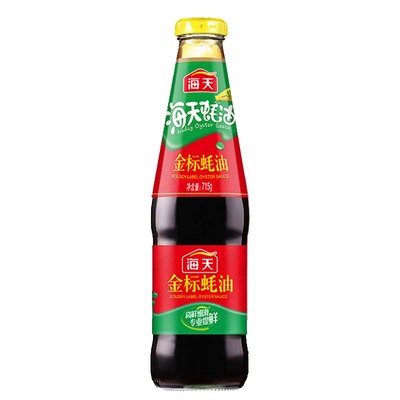 海天金标蚝油715g玻璃瓶