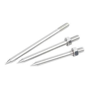 304/201管卡钉不锈钢钉抱箍钉子PVC管箍墙钉加长螺杆卡箍吊杆直杆