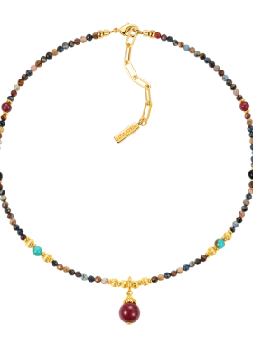 PEACHSTATE天然石串珠项链