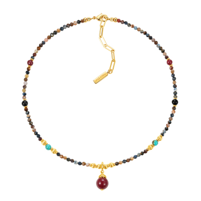 PEACHSTATE天然石串珠项链