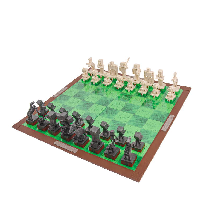 我的世界国际象棋套装益智玩具