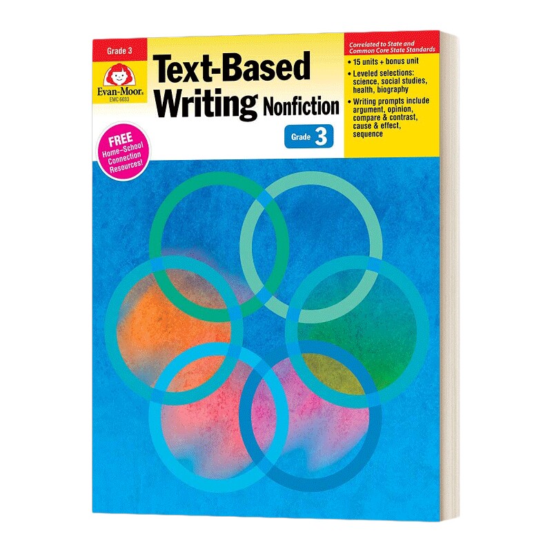 英文原版 Text-Based Writing Nonfiction Grade 3 TE 非虚构类文学写作基础 三年级 完整版 英文版 进口英语原版书籍儿童全英语书