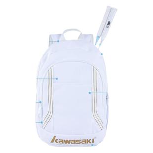 新款kawasaki川崎羽毛球包双肩背包高颜值男女球拍专用运动包霞光
