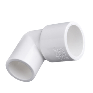 联塑PVC给水管配件50*40*32*20异径90度弯头大小4分6分25直角接头