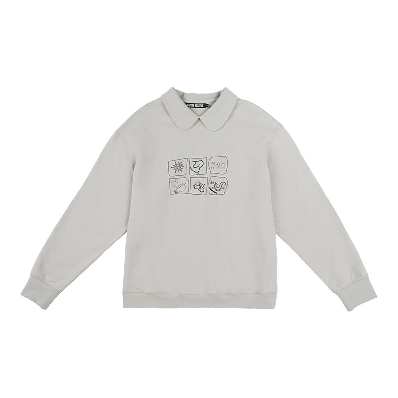 Maison Misfit 15杨博文同款画里画外潮牌男女中性风春秋卫衣情侣