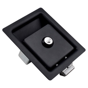 平面型拉式门闸板锁低平埋入式滑动锁按压式门锁SOUTHCO闸板锁