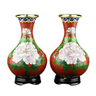 北京景泰蓝花瓶铜胎掐丝珐琅工序套瓶传统纯手制作流程展示教学用