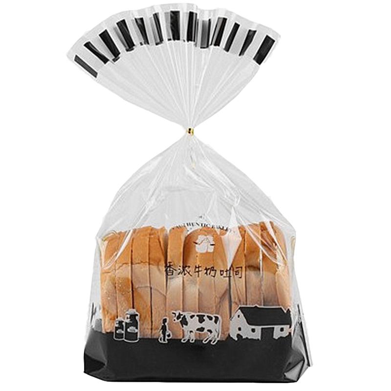 烘培包装袋曲奇点心袋齐口饼干袋透明食品打包袋西点长条袋月饼袋