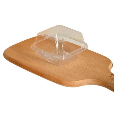 INS泡芙麻薯小面包盒网红提拉米苏毛巾卷包装盒全透明便当蛋糕盒