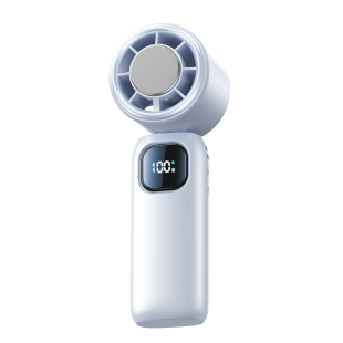 制冷手持小风扇超长续航静音办公室桌上usb电风扇便携式随身充电风扇小型宿舍桌面迷你学生户外挂脖辅食电扇