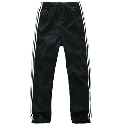 纯棉宽松春夏秋三杠运动裤校服裤