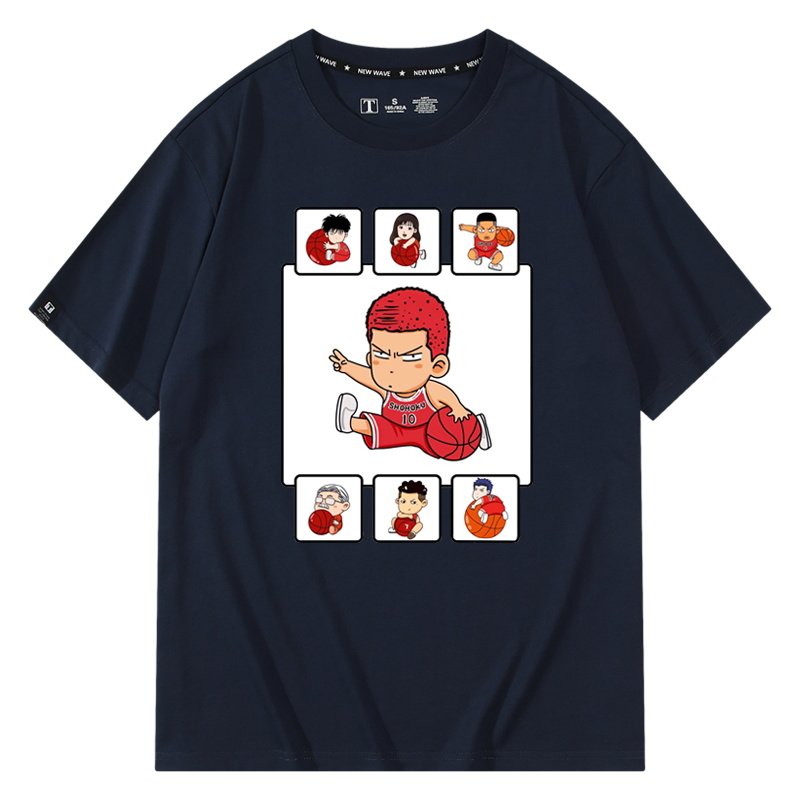 动漫卡通Q版灌篮高手夏宽松短袖