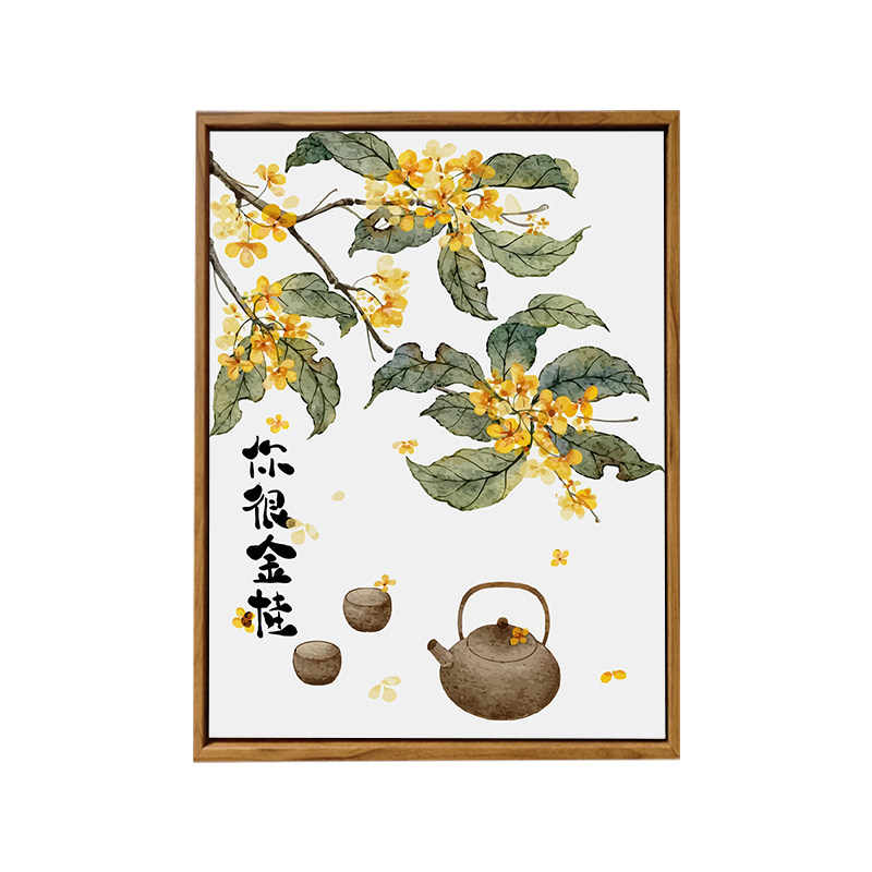 新中式桂花DIY数字油画花卉