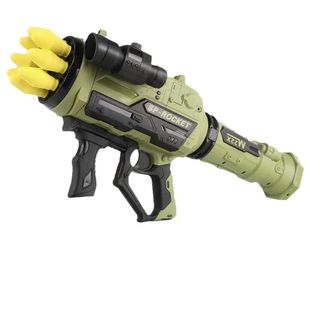 儿童超大号电动八连筒火箭炮软弹枪可发射炮弹男孩互动玩具枪