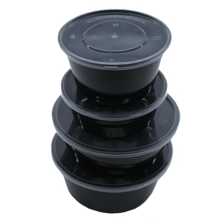 成都一次性冰粉碗625ml塑料透明圆碗打包盒外卖密封汤碗饭盒成都