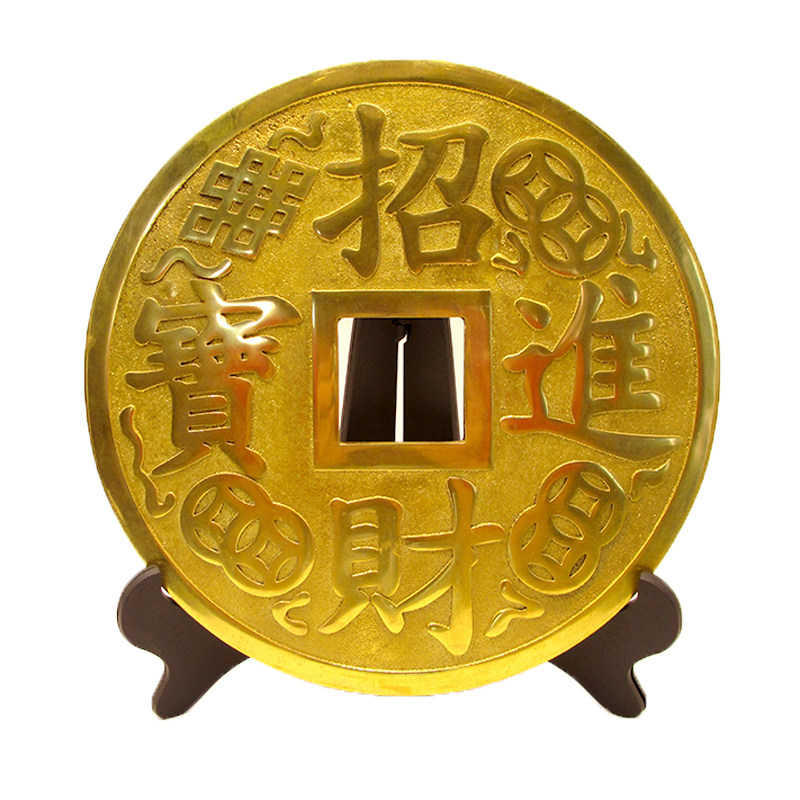 招财镇宅之宝大铜钱家居客厅装饰