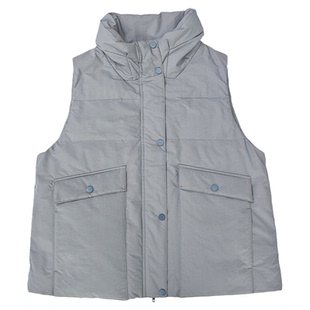 无色无味【慢人部落】羽绒马甲女款2025新款外穿羽绒服纯棉布坎肩