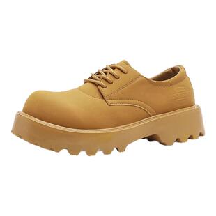 森马德比鞋男款2026新款春季复古百搭男士商务正装工装休闲皮鞋W