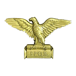 SPQR徽章罗马元老院与人民复古胸针老鹰章古罗马军团历史文创周边