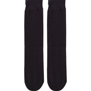 ATSUGI/厚木2双装30D春秋黑色小腿袜女jk袜中筒袜短丝袜配小皮鞋