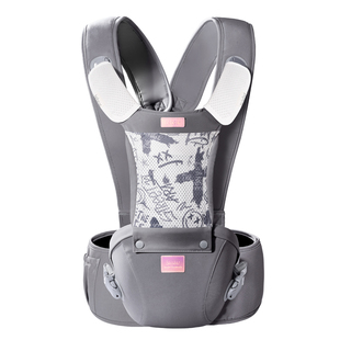 抱抱熊腰凳婴儿背带前抱式轻便宝宝坐凳多功能抱娃神器小孩子四季