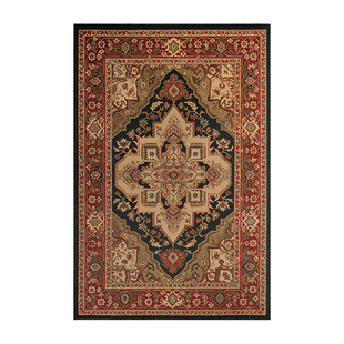 楼兰美惠 波斯复古地毯客厅茶几毯美式乡村卧室地垫高级书房地毯