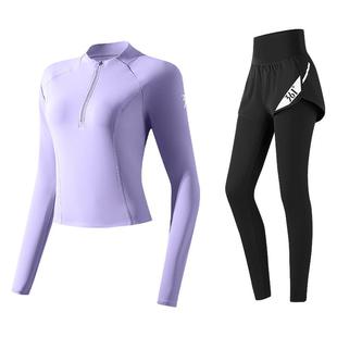 361运动套装女2026年冬季加绒健身服运动服跑步瑜伽服专业晨跑服