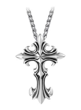 愚人船潮男霸气十字架项链不掉色