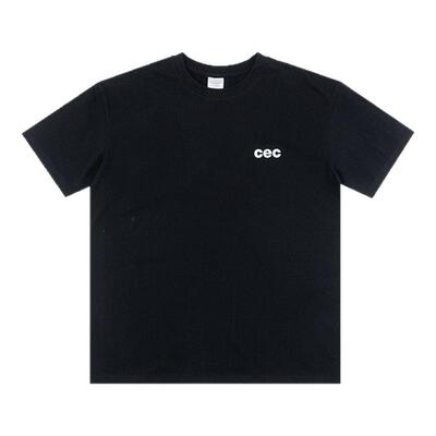 chancechance宽松字母休闲短袖