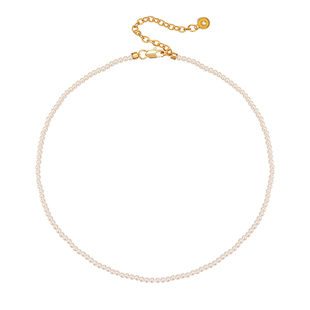 赵露思许妍许我耀眼同款澳白小米珠珍珠项链女款气质叠戴锁骨颈链