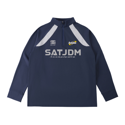 Satjdm城市运动速干拉链长袖