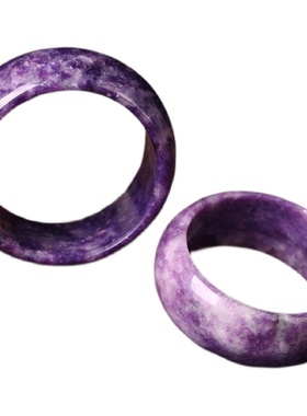 丁香紫直播间原创设计风玉手镯