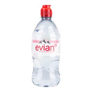 法国进口evian/依云天然矿泉水750ml*12运动瓶/整箱饮用水