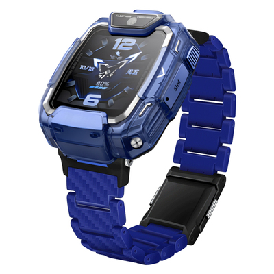 适用华为儿童手表表带5Pro/5X/5XPro磁吸闪扣表带4Pro/4X星耀版加长腕带3X/3S/3Pro超能版智能电话替换带配件