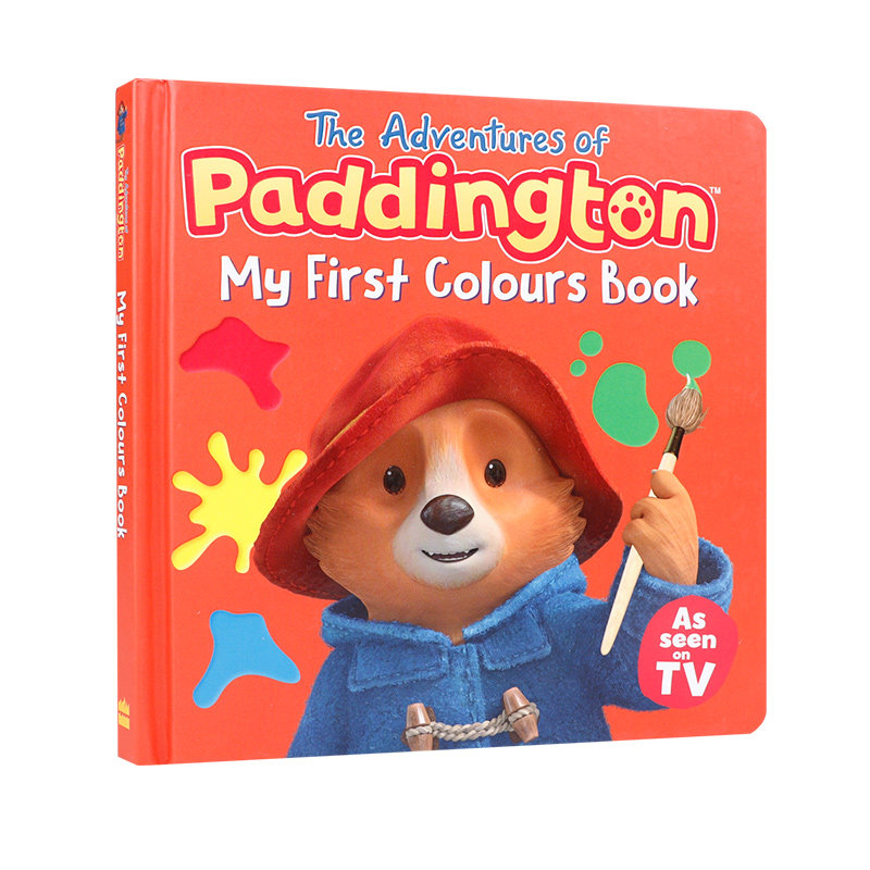 英文原版进口《帕丁顿历险记》我的第一个颜色THE ADVENTURES OF PADDINGTON: MY FIRST COLOURS低幼儿童英语启蒙绘本撕不烂纸板书