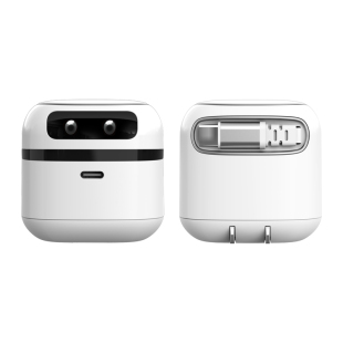 岛孚65W机器人氮化镓自带伸缩线充电器适用iPhone16手机华为30W苹果17macbookpro/air笔记本电脑多口PD快充头