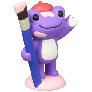 2023日本原装正版pickles the frog大眼青蛙公仔微缩手办桌面摆件