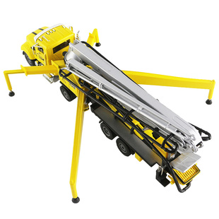 凯迪威合金1:55水泥泵车玩具儿童浇灌车混凝土运输车男孩工程汽车