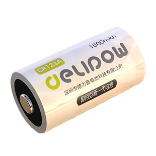 德力普cr123a电池锂锰拍立得大容量胶片相机红外线烟雾报警仪表3V