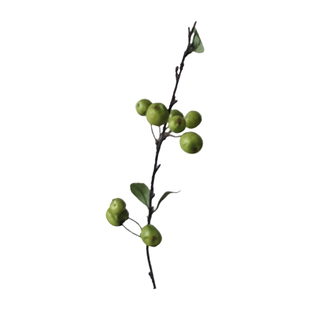 青绿小苹果仿真花束高级感客厅摆设轻奢花艺花瓶插花装饰摆件