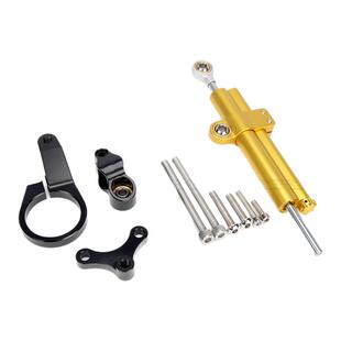 适用2019-2022本田CBR650R可调转向稳定器减震器安装支架钛尺套件