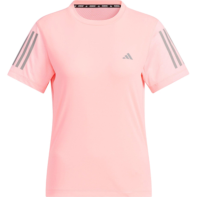 Adidas/阿迪达斯官方正品2025夏季女士圆领跑步训练短袖JZ2201