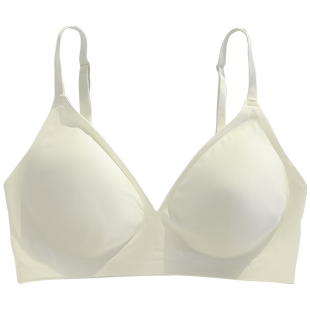 韩国漫画外扩型圆胸内衣女小胸聚拢无痕加厚显大显腰细性感文胸罩