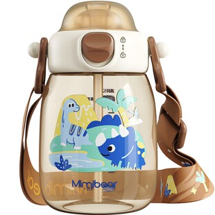 象普PPSU儿童吸管杯家用宝宝奶瓶双饮水杯男童直饮水壶